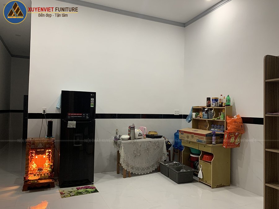 Hiện trạng trước khi lắp đặt tủ bếp nhà chị Đào- Đồng Nai