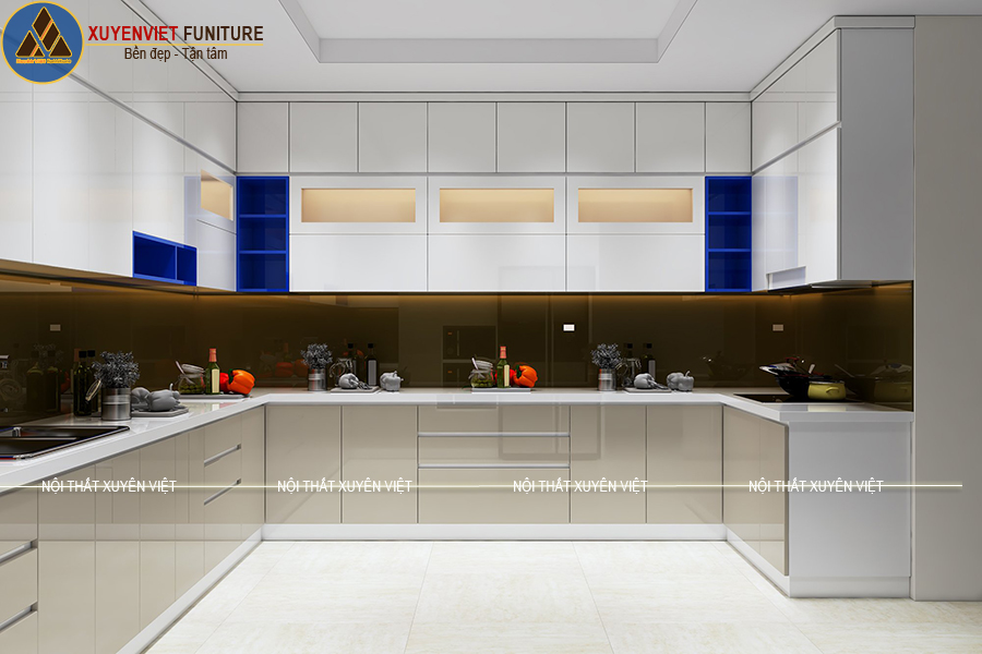 Mê mẩn với vẻ đẹp của mẫu tủ bếp cao cấp nhà cô Thủy - Phú Nhuận
