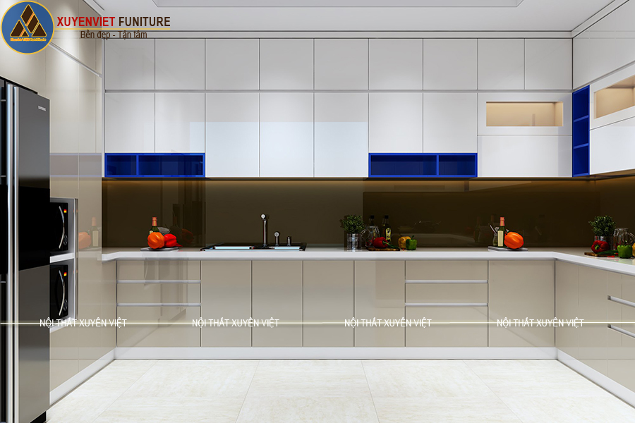 Mê mẩn với vẻ đẹp của mẫu tủ bếp cao cấp nhà cô Thủy - Phú Nhuận