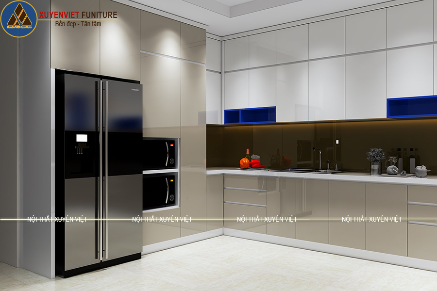 Mê mẩn với vẻ đẹp của mẫu tủ bếp cao cấp nhà cô Thủy - Phú Nhuận