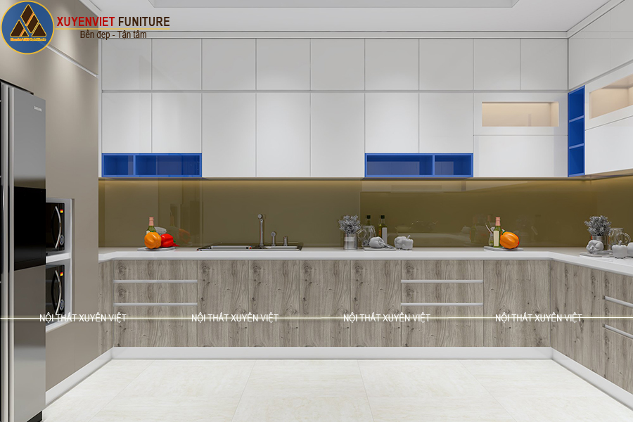 Mê mẩn với vẻ đẹp của mẫu tủ bếp cao cấp nhà cô Thủy - Phú Nhuận