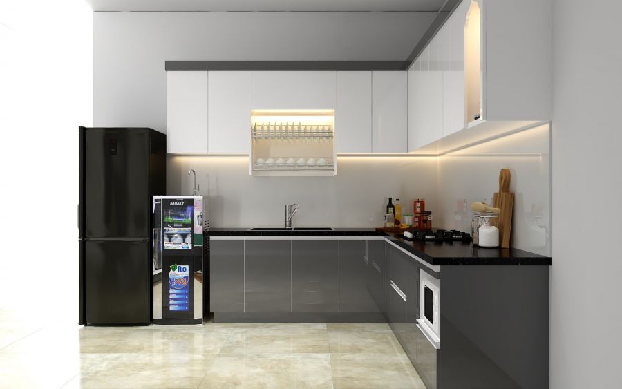 Tủ bếp bằng nhựa đẹp tại Xuyên Việt
