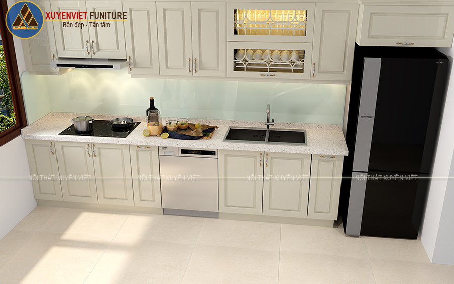 Thiết kế tủ bếp nhà chị Huế - Hà Nam