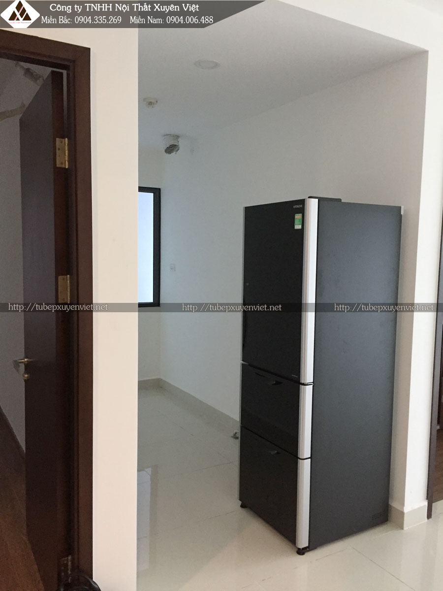 Hiện trạng căn bếp chung cư nhà anh Hùng