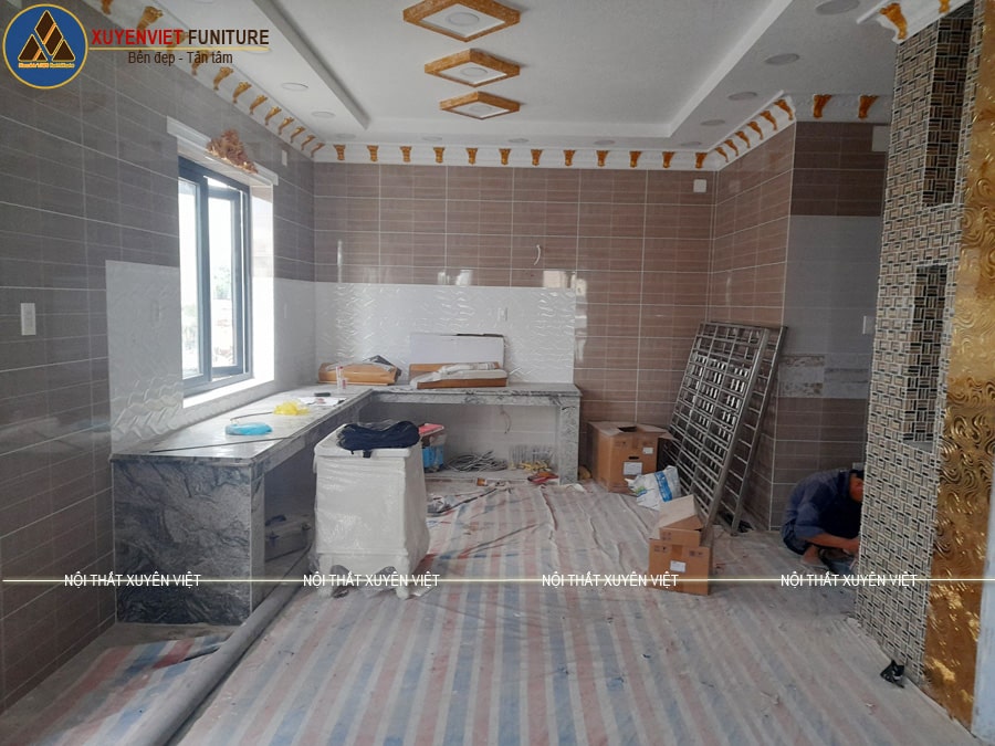 Hiện trạng căn bếp nhà cô Hà - quận 8