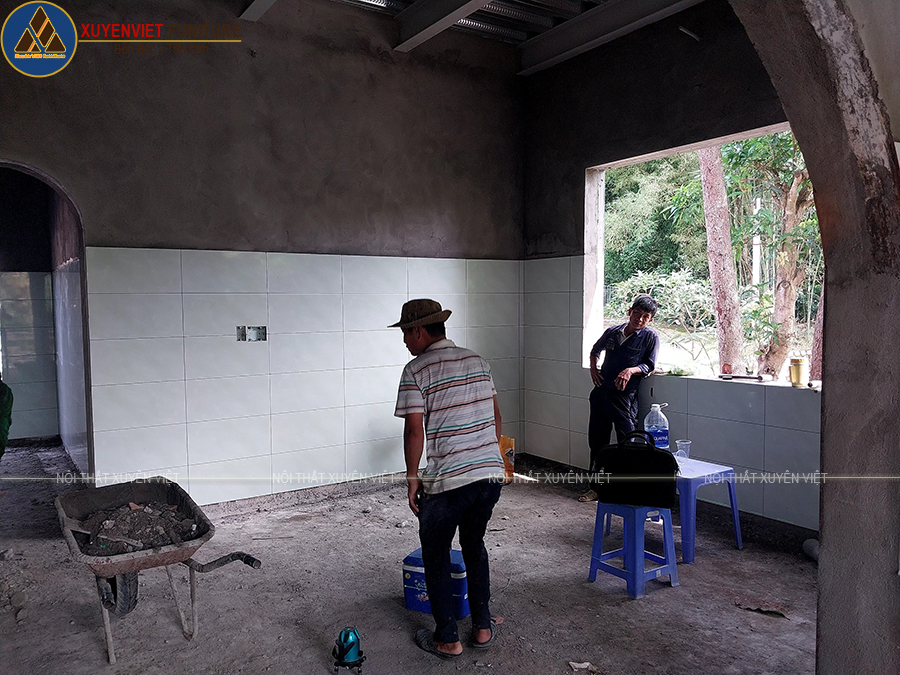 Hiện trạng khi khảo sát nhà chị Tú - Vũng Tàu