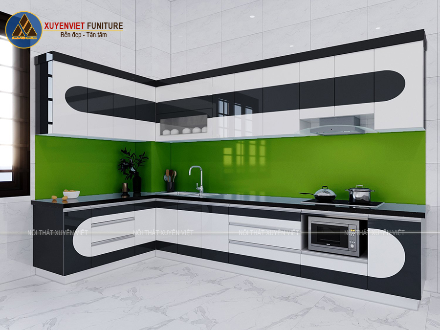 Hình ảnh tủ bếp thứ hai nhà chú Tấn - Bình Dương