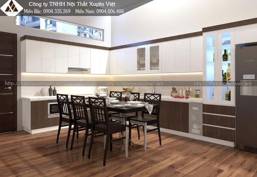Hiện trạng không gian bếp nhà chị Trang trước khi lắp đặt bộ tủ bếp nhựa hiện đại tại Xuyên Việt Hiện trạng không gian bếp trước khi lắp đặt bộ tủ bếp nhựa