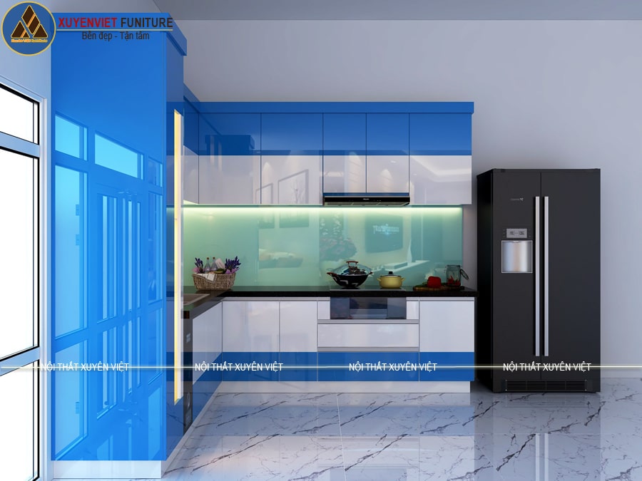 Thiết kế tủ bếp nhà cô Hòa - Xuân Đỉnh
