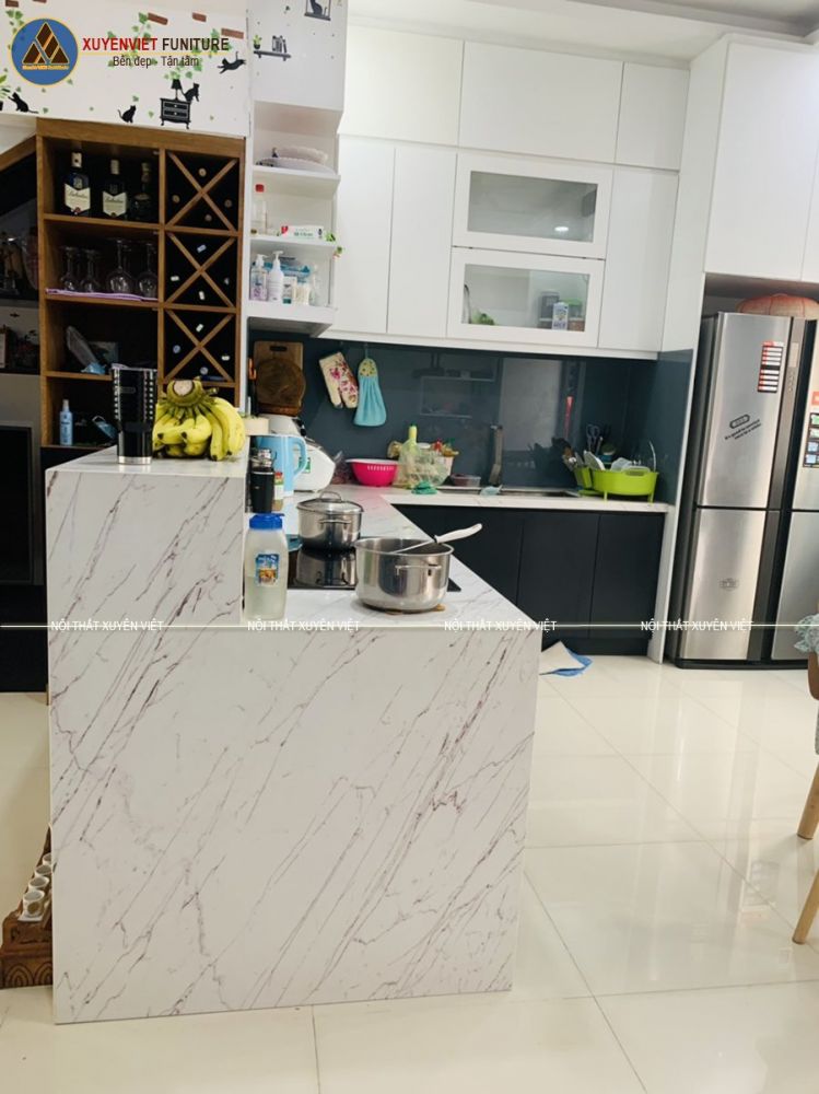 Hiện trạng tủ MDF trước khi lắp đặt nhà anh Hùng