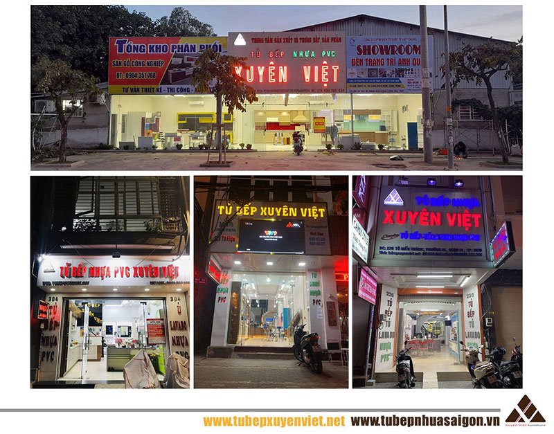 Tủ bếp nhựa sơn men bóng ô tô