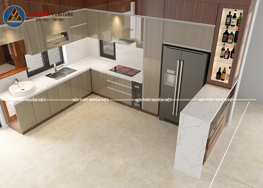 Thiết kế độc đáo, sang trọng nhà chị Tuyết