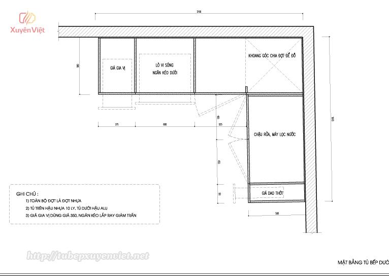 Bản vẽ kỹ thuật bố trí anh Thọ - Hà Nội