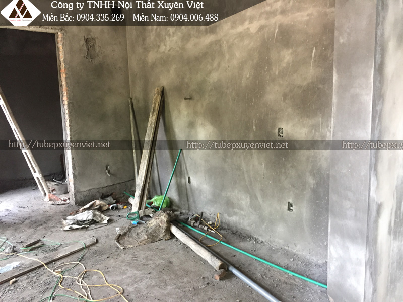 Hiện trạng bếp nhà anh Cao