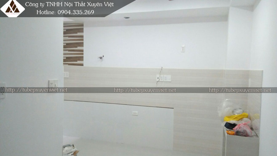 Hiện trạng căn bếp nhà anh Khôi