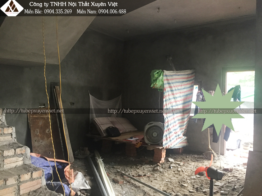 Hiện trạng căn bếp nhà anh Lập