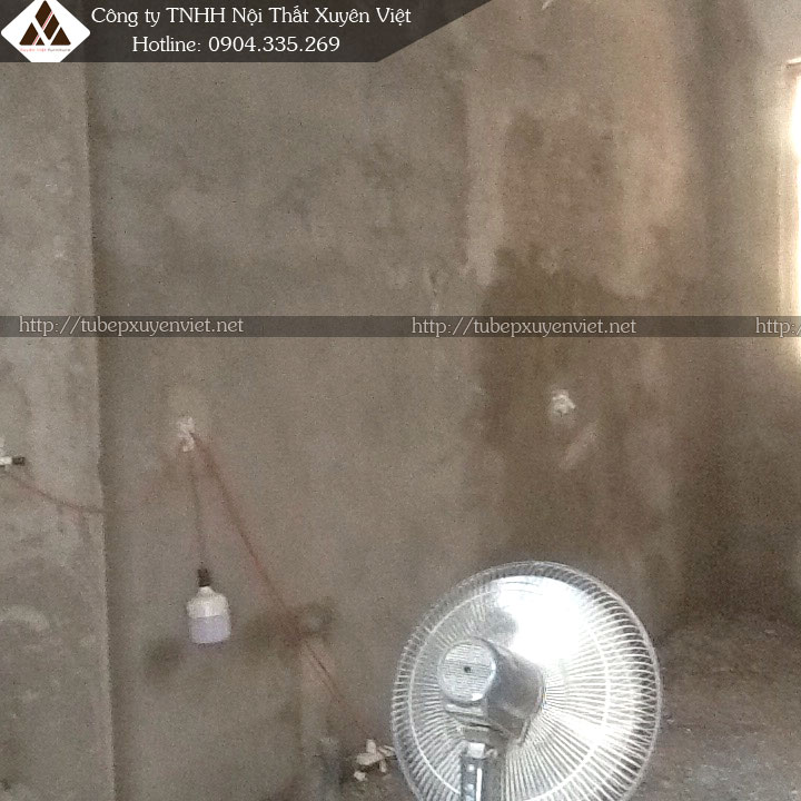 Hiện trạng căn bếp nhà anh Luyến