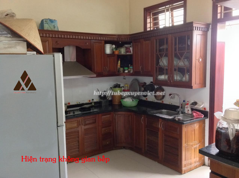 hiện trang bếp nhà chị Thủy - Phương Lưu, Hải Phòng