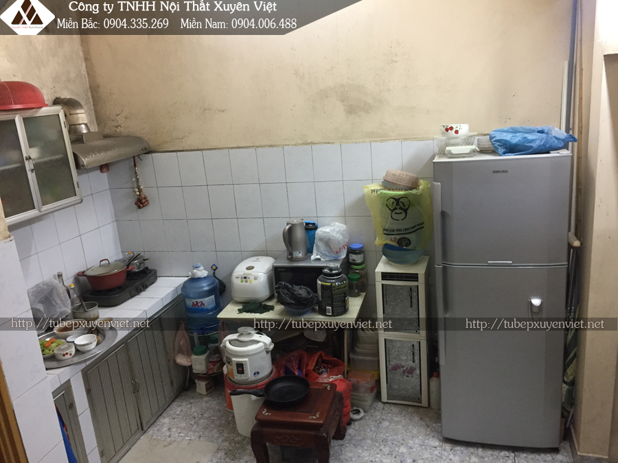 Hiện trạng bếp nhà anh Biển - Hưng Yên