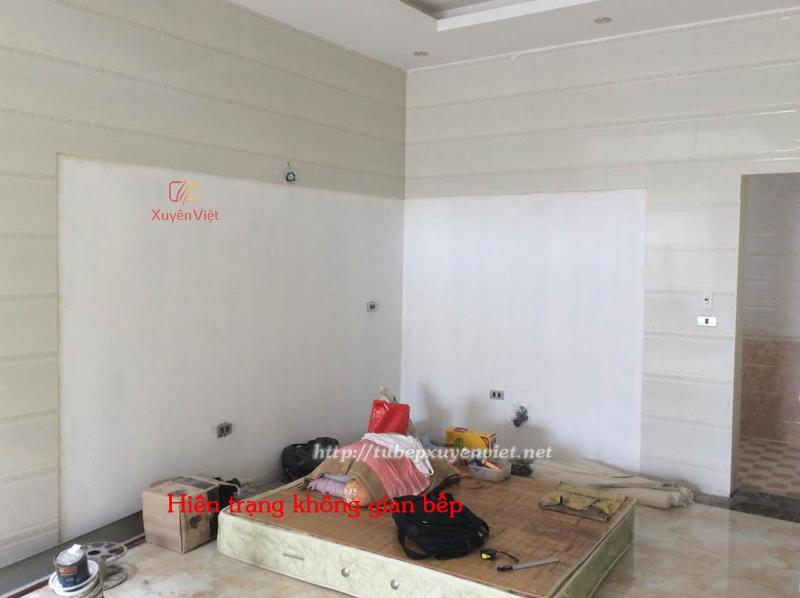 Hiện trạng bếp làm mới nhà anh Hải - Vĩnh Yên