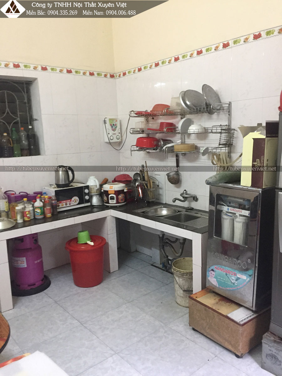 Hiện trạng bếp nhà bác Thủy