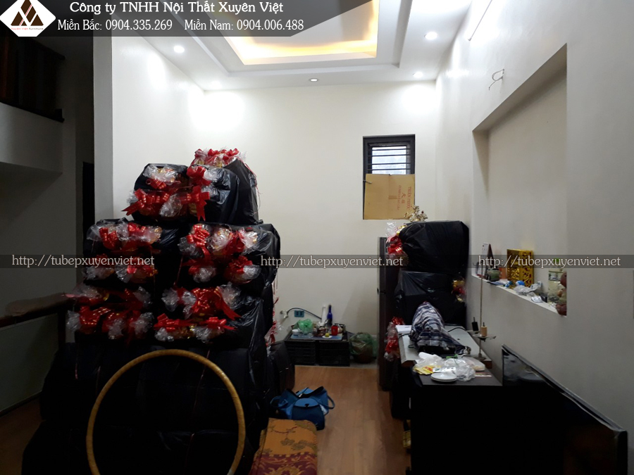 Hiện trạng căn bếp nhà chị Lệ