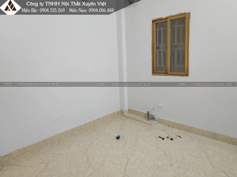Hiện trạng căn bếp nhà nhà chị Thư