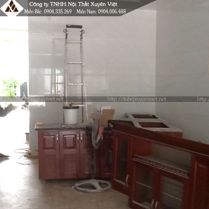 Hiện trạng căn bếp nhà chị Nhung