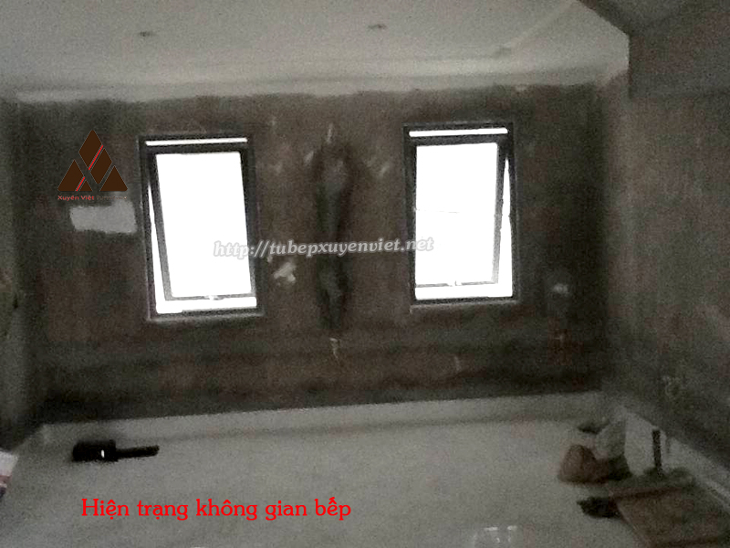Hiện trạng căn bếp nhà anh Minh