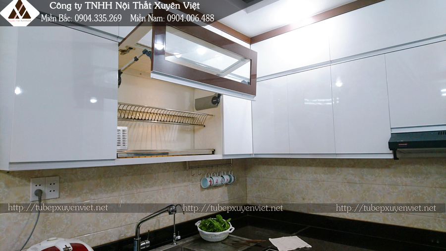 Mẫu tủ bếp hiện đại