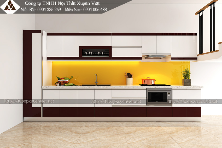 Thi công tủ bếp tại Quảng Ninh - Nhà anh An