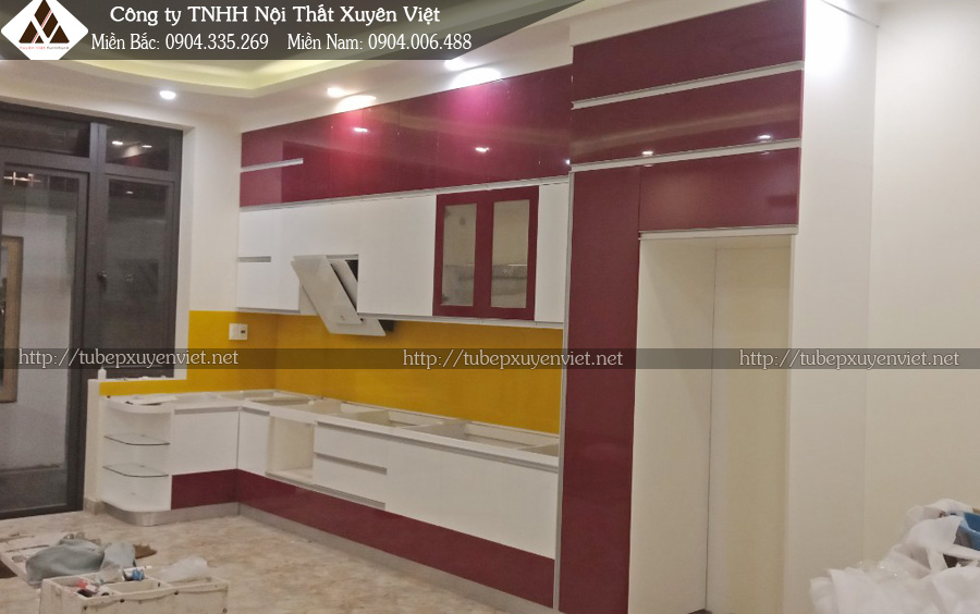Tủ bếp nhà anh Quân - Hải Phòng