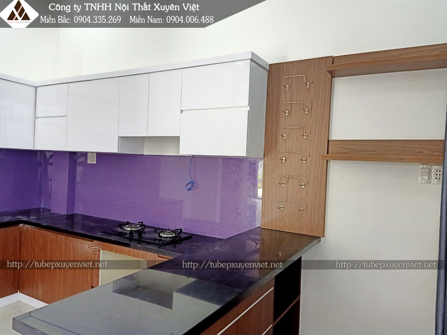 Tủ bếp nhựa laminate anh Tường - Tiền Giang