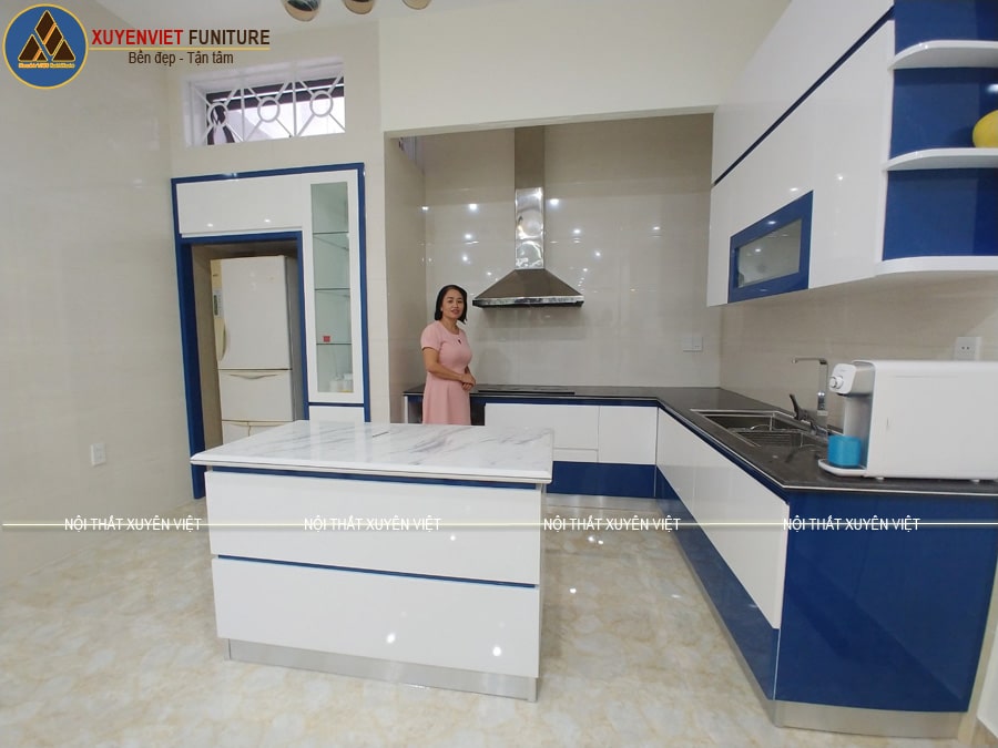 Tủ bếp đẹp nhà chị Thúy - Hoàng Ngọc Phách, Hải Phòng