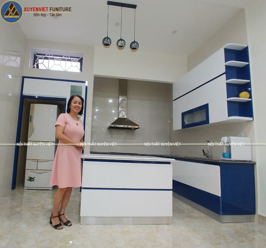 Tủ bếp đẹp nhà chị Thúy - Hoàng Ngọc Phách, Hải Phòng