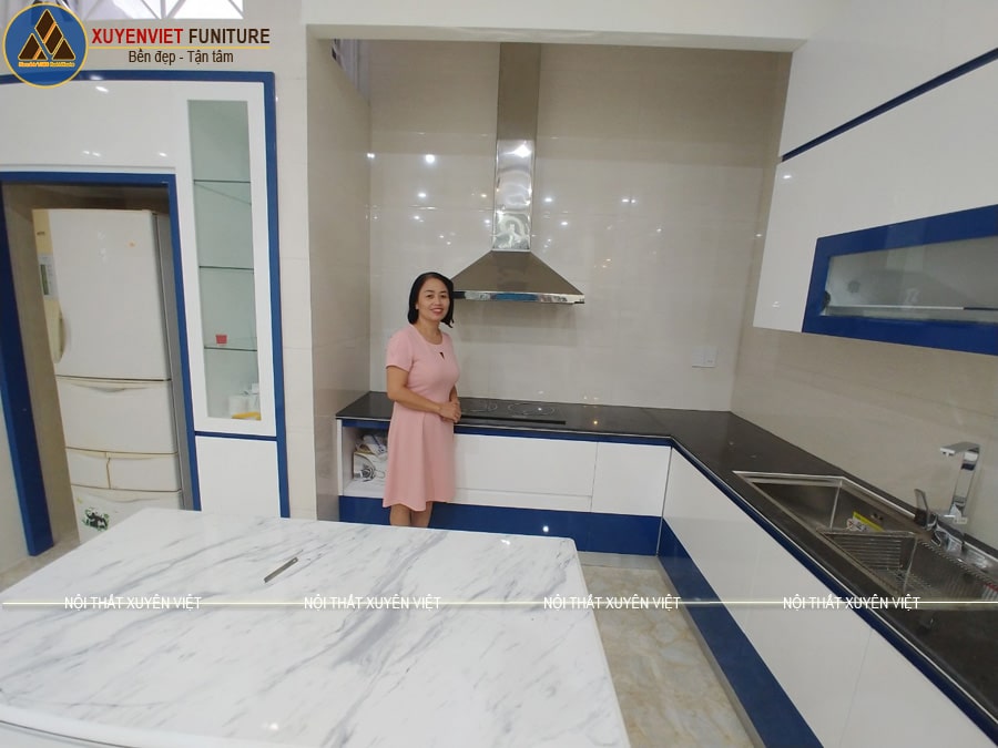 Tủ bếp đẹp nhà chị Thúy - Hoàng Ngọc Phách, Hải Phòng