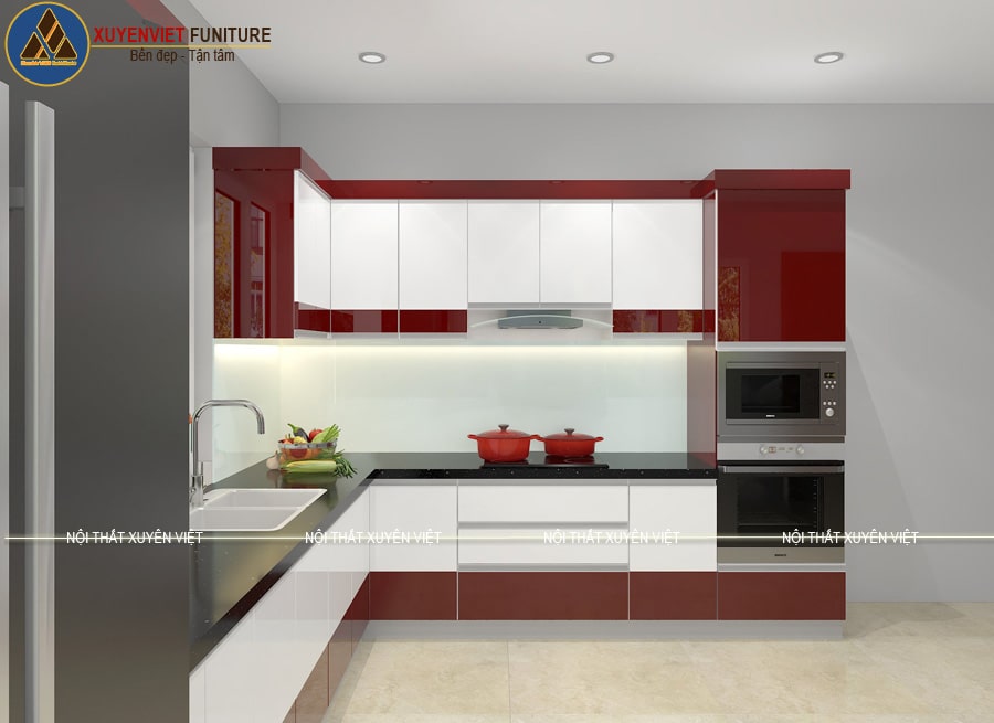 Tủ bếp hải phòng nhà chị Phượng