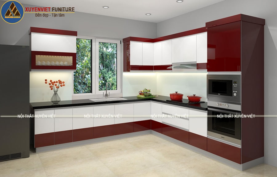 Tủ bếp hải phòng nhà chị Phượng