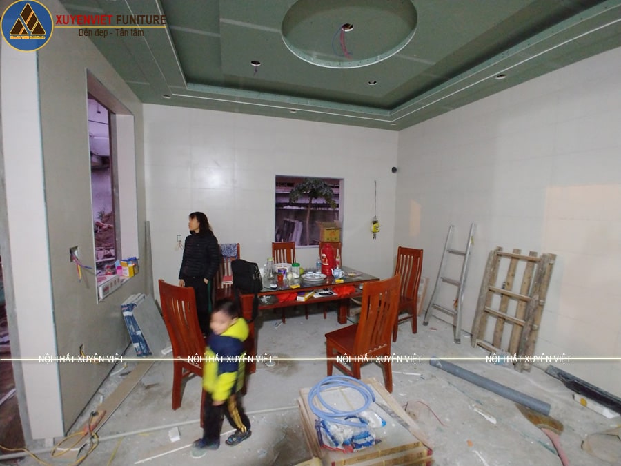 Hiện trạng bếp nhà chị Phượng