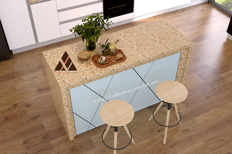 Tủ bếp nhựa nhà anh Thanh - Vimhome Hải Phòng