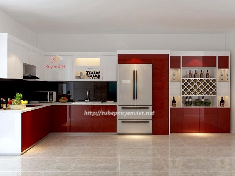 Tủ bếp nhựa pvc Xuyên Việt