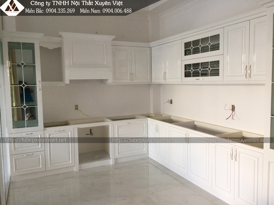 Tủ bế tân cổ điển nhà chị Kiều - Gò Vấp
