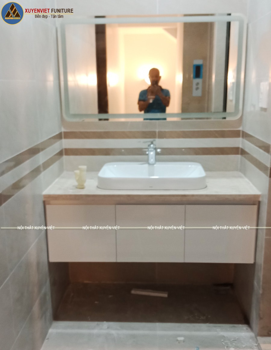 Tủ lavabo nhựa chị hiền - Hoàng Huy, Hải Phòng