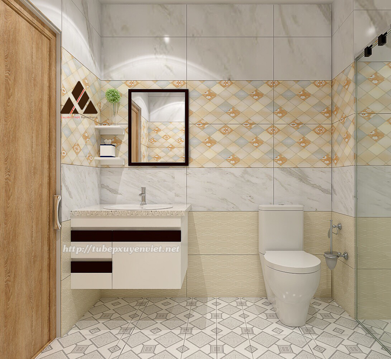 Tủ lavabo nhựa cao cấp nhà cô An