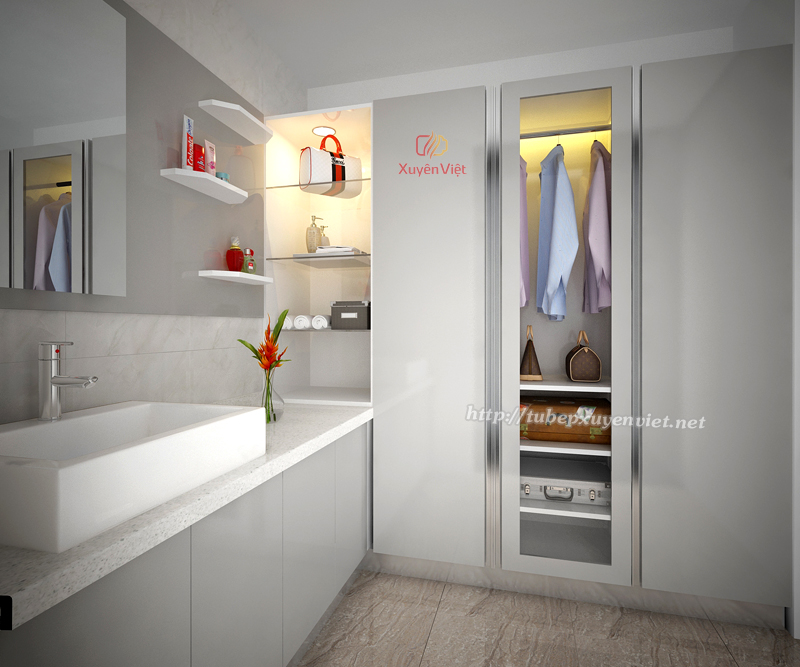 Tủ quần áo nhà chị Thanh - Hà Nội