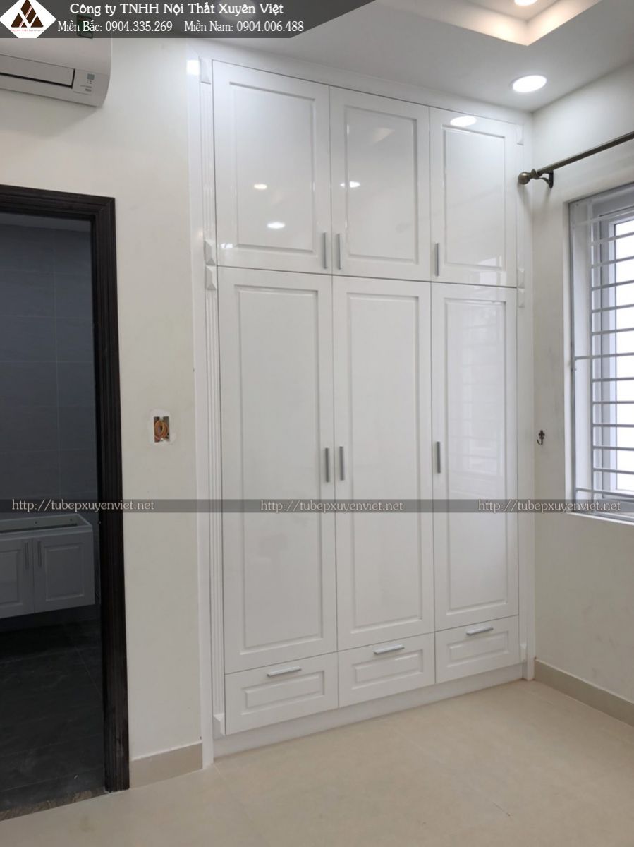 Tủ quấn áo bằng nhựa tân cổ điển