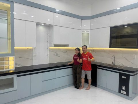 tủ bếp LS360-230 nhà chị Vinh