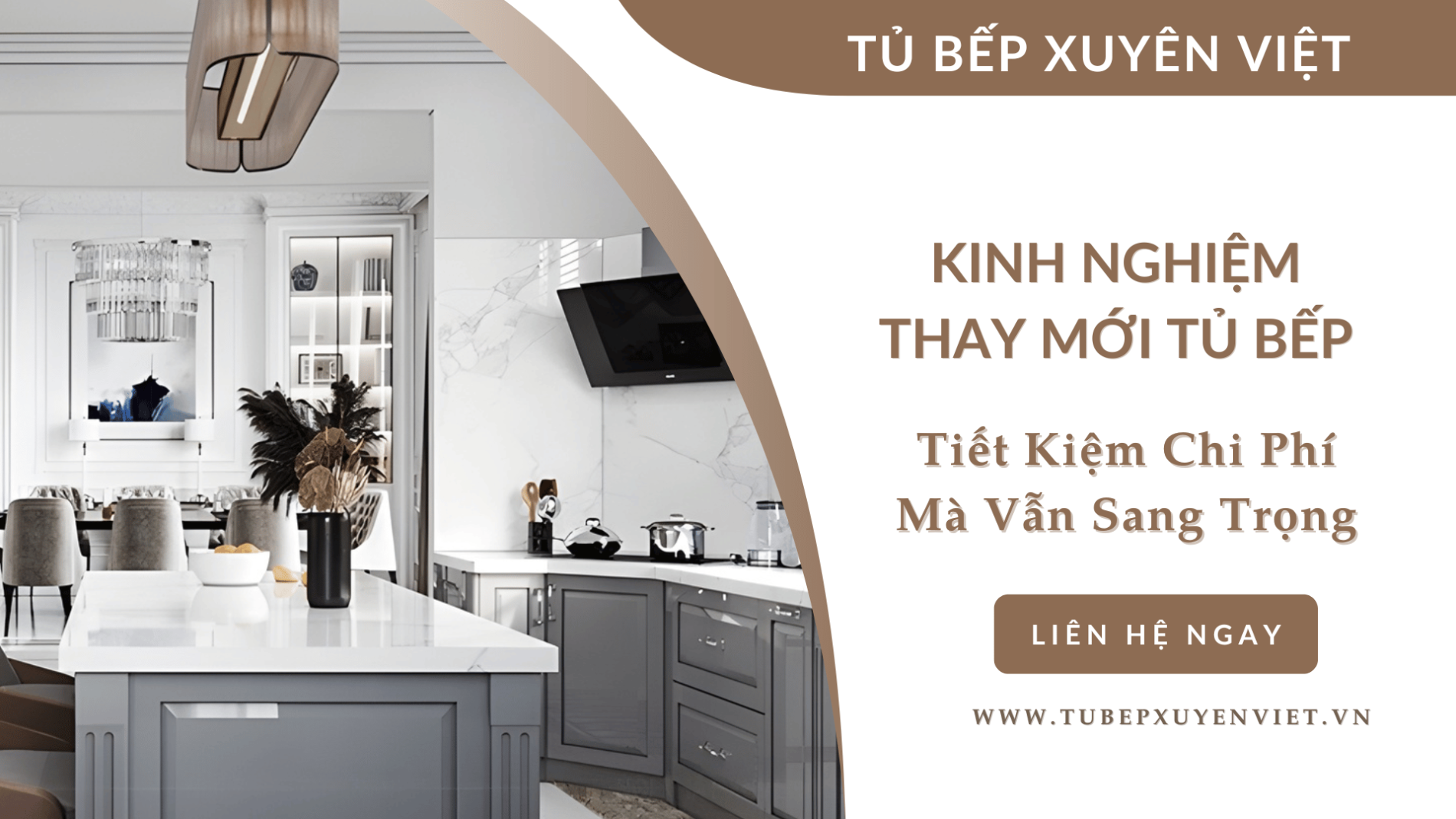 Thay mới tủ bếp