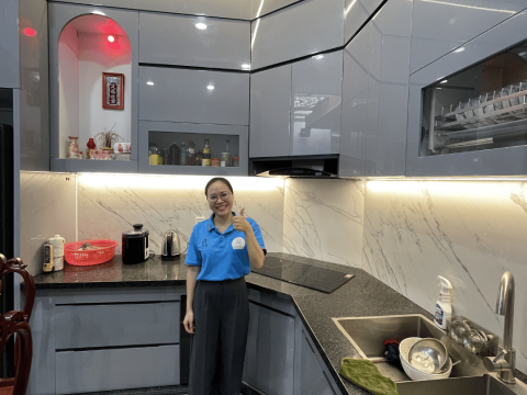 tủ bếp nhựa